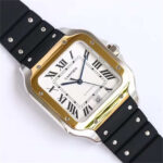 GF Factory Cartier Santos Silver Dial 39.8mm - Image 2