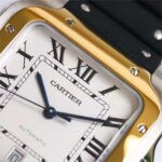 GF Factory Cartier Santos Silver Dial 39.8mm - Image 9
