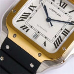 GF Factory Cartier Santos Silver Dial 39.8mm - Image 4