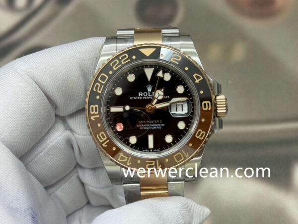 Rolex GMT-Master II m126711chnr-0002 VS Factory Root Beer Rose Gold Dial 40mm Super Clone