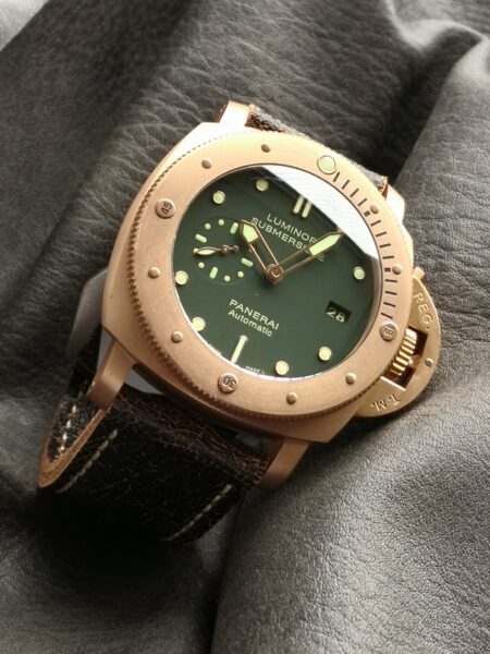 VS Factory Panerai Green Dial 47mm Limited Series PAM Bronze