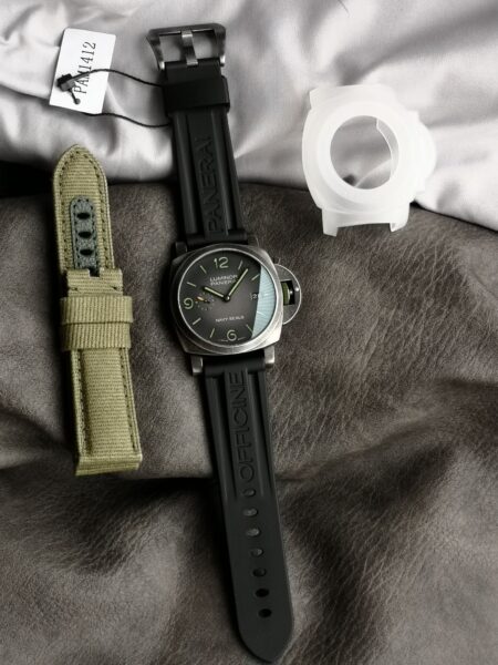 VS Factory Panerai Black Dial 44mm PAM1412 eSteelTM Brown Case