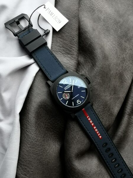 VS Factory Panerai Blue Dial 44mm Series PAM01529 Carbotech Carbon