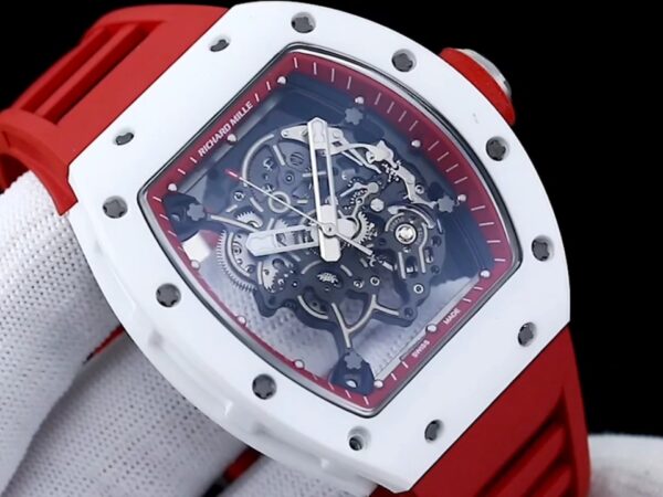 Richard Mille White Dial 70mm Upgraded Version Integrated Movement