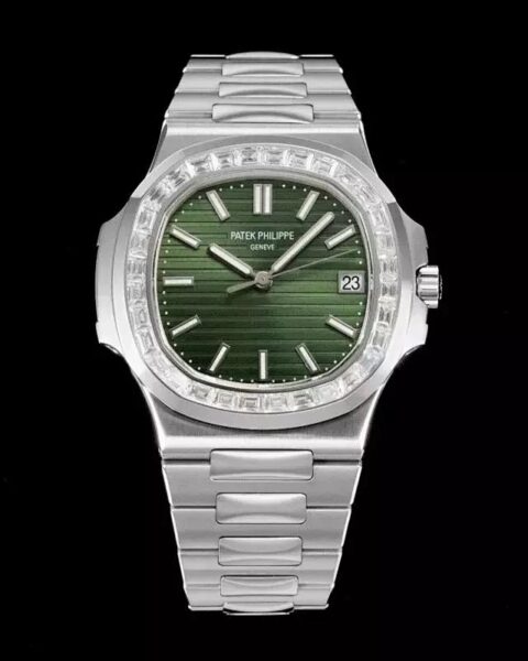3K Factory Patek Philippe Nautilus Olive Green Dial 40mm