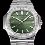 3K Factory Patek Philippe Nautilus Olive Green Dial 40mm - Image 2