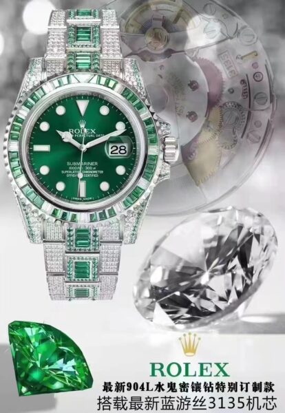 Hermes Submariner Green Dial