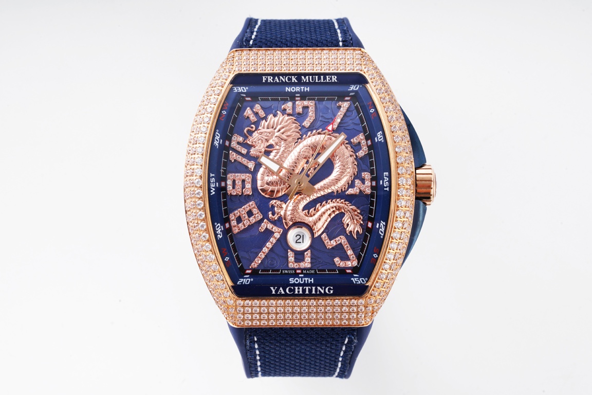 i1683214956_9709_0 Franck Muller Yacht-Master Blue Dial 54mm - Image 1