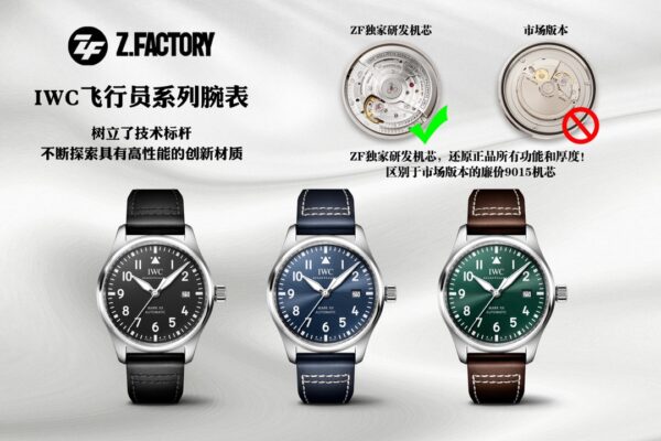 ZF Factory IWC Pilot Black Dial 40mm