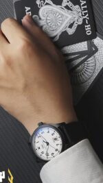 IWC Black Dial IWCA Bracelet Bracelet. Limited - Image 2
