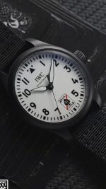 IWC Black Dial IWCA Bracelet Bracelet. Limited - Image 3