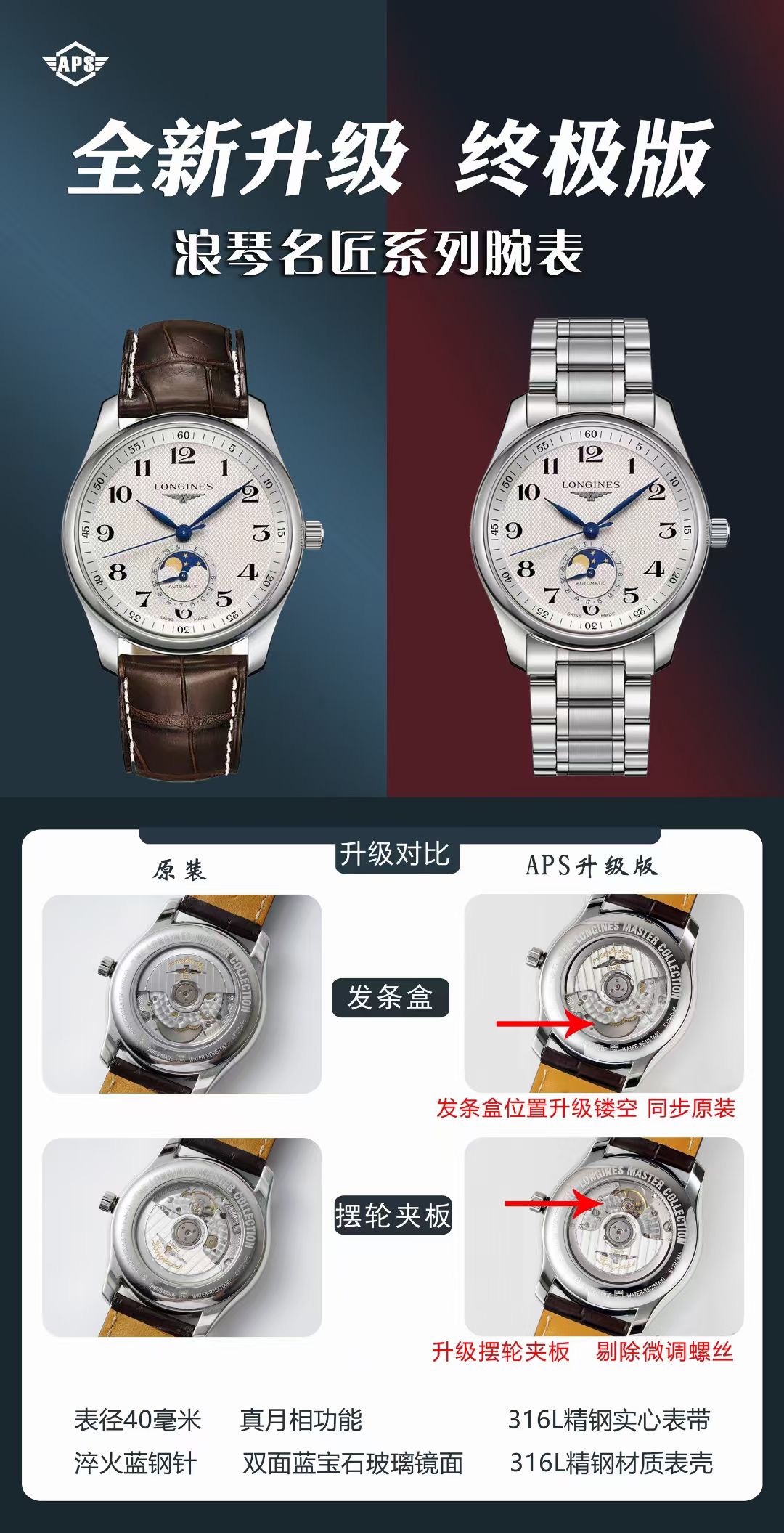 i1693992528_3826_2 APS Factory Longines Master Collection - Image 1
