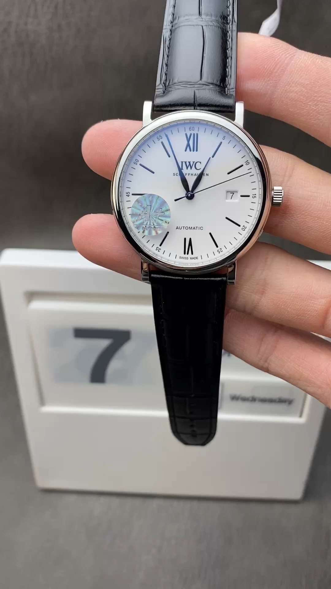 i1701963003_7483_0 IWC Leather Strap Shipping - Image 1