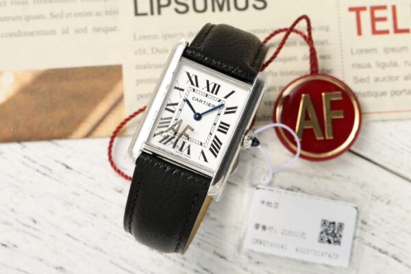 AF Factory Cartier Tank White Dial 33.7mm