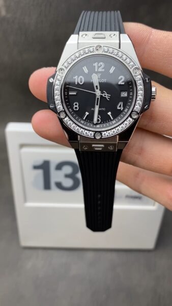 Hublot 39mm Diamond Bezel Shipping