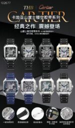 Cartier Santos Black Dial 39.8mm - Image 3