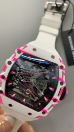 Richard Mille Pink Dial Rmf Carbon Fibre rm38-02 - Image 4