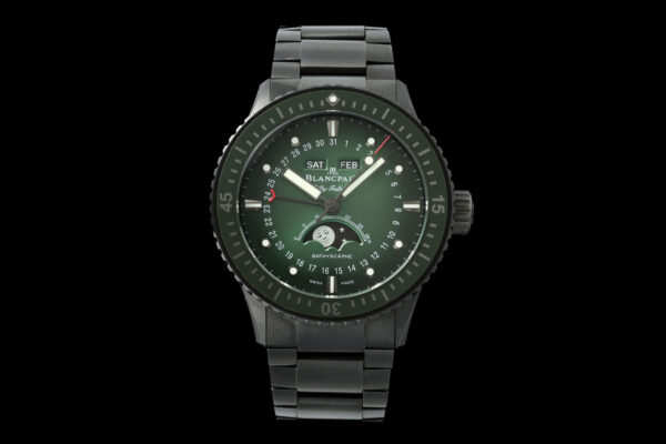 Blancpain Black Dial 43.6mm Date Ceramic (12 Moonphase