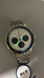 Breitling Panda Dial Bls Chronograph Hft8 - Image 9