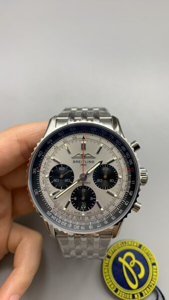 Breitling Panda Dial Bls Chronograph Hft8