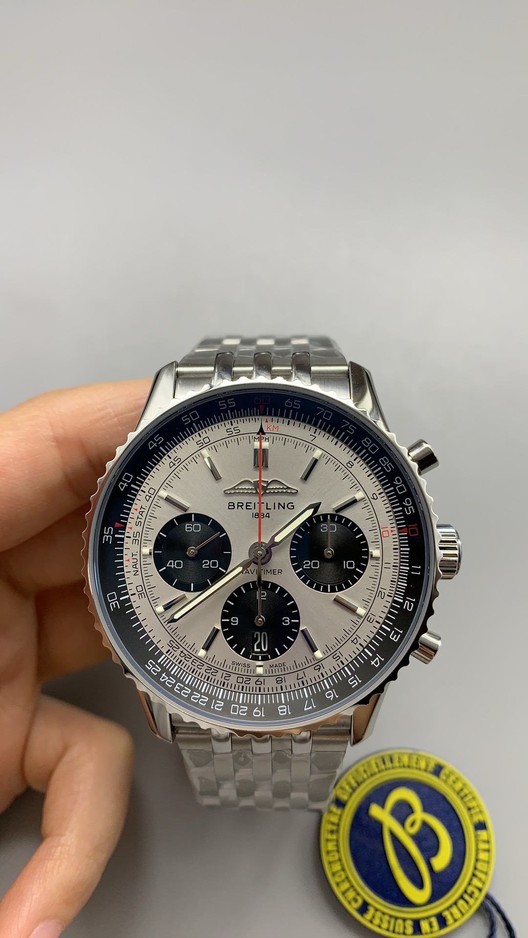 i1747496674219_5395_0_0 Breitling Panda Dial Bls Chronograph Hft8 - Image 1