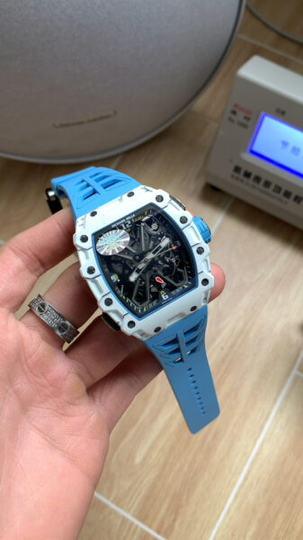 Richard Mille White Dial RM35-03 Carbon Fibre Integrated