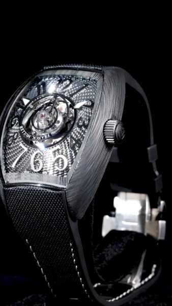 Franck Muller Black Dial Grand Central Tourbillon Tourbillon