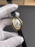 Cartier Solid Gold Quartz Leather - Image 2