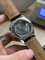 Breitling Panda Dial Chronograph Leather Strap Shipping - Image 5
