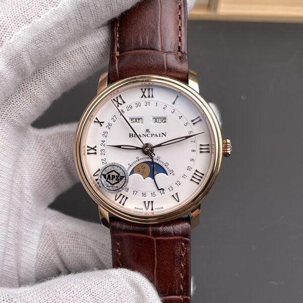 Blancpain Rose Gold Leather Strap