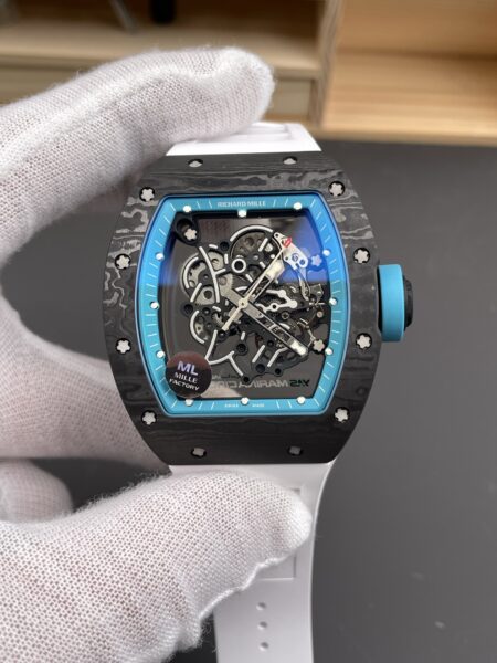 Richard Mille Blue Dial RM055 Carbon Fibre Shipping