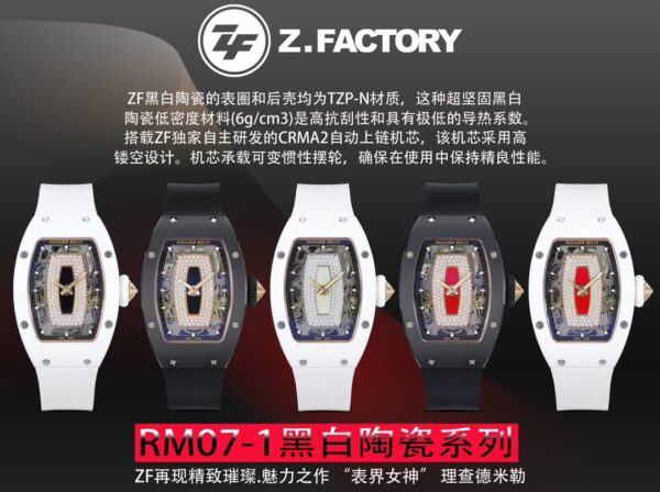 ZF Factory Richard Mille RM07-01 Series Ceramic