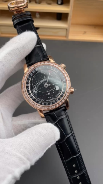 PPF Factory Patek Philippe Diamond Bezel Rose Gold