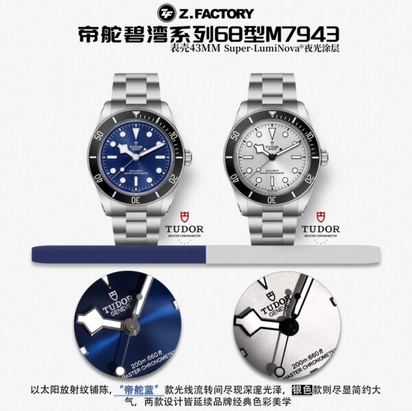 ZF Factory Tudor Black Bay Black Dial