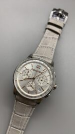 APS Factory Audemars Piguet Series Chronograph Silver Leather - Image 3
