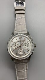 APS Factory Audemars Piguet Series Chronograph Silver Leather