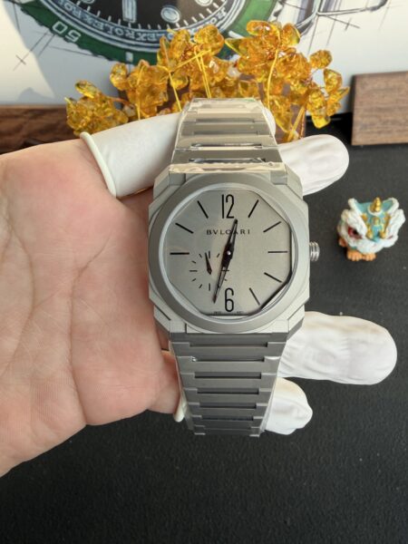 BV Factory Bvlgari OCTO Series Titanium Pearl