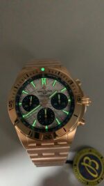 Breitling Meteorite Dial BLS Chronograph Rose Gold - Image 11