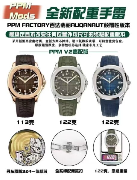 PPM Factory Patek Philippe Aquanaut