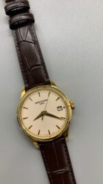 3K Factory Patek Philippe Yellow Gold Leather Strap - Image 2