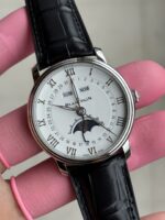 Blancpain White Dial 40mm Moonphase Roman Numerals Case - Image 2