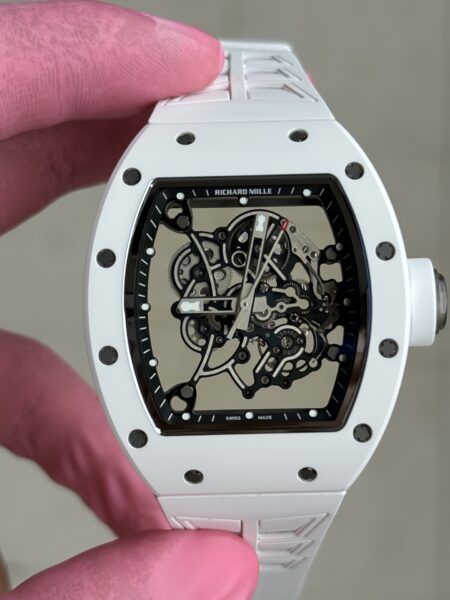 Richard Mille White Dial UmiRM055 Ceramic Original Data