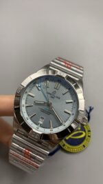 Breitling Ice Blue Dial BLS GMT Shipping - Image 3