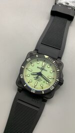 Bell & Ross 42mm Ceramic Rubber Strap Shipping - Image 4