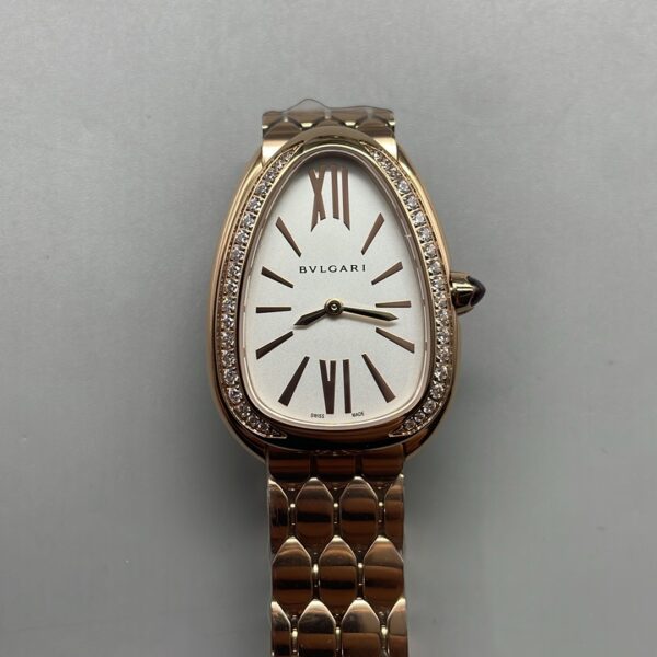 BV Factory Bvlgari Diamond Bezel Rose Gold