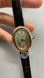 Cartier Solid Gold Leather Strap - Image 2
