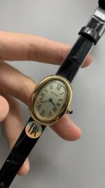 Cartier Solid Gold Leather Strap - Image 3