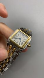 BV Factory Cartier 22mm Two-Tone Quartz Shipping - Image 4