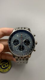 Breitling Ice Blue Dial Bls Chronograph k1s6