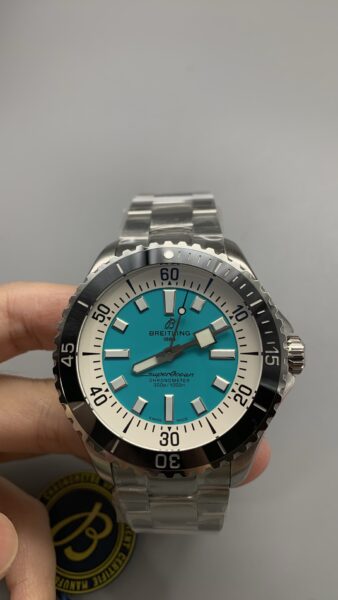 Breitling Superocean Tiffany Blue Dial 44mm